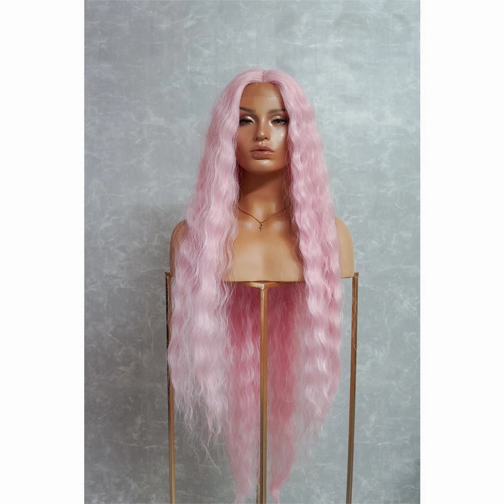 CARDI 40" Pink Lace Front Wig