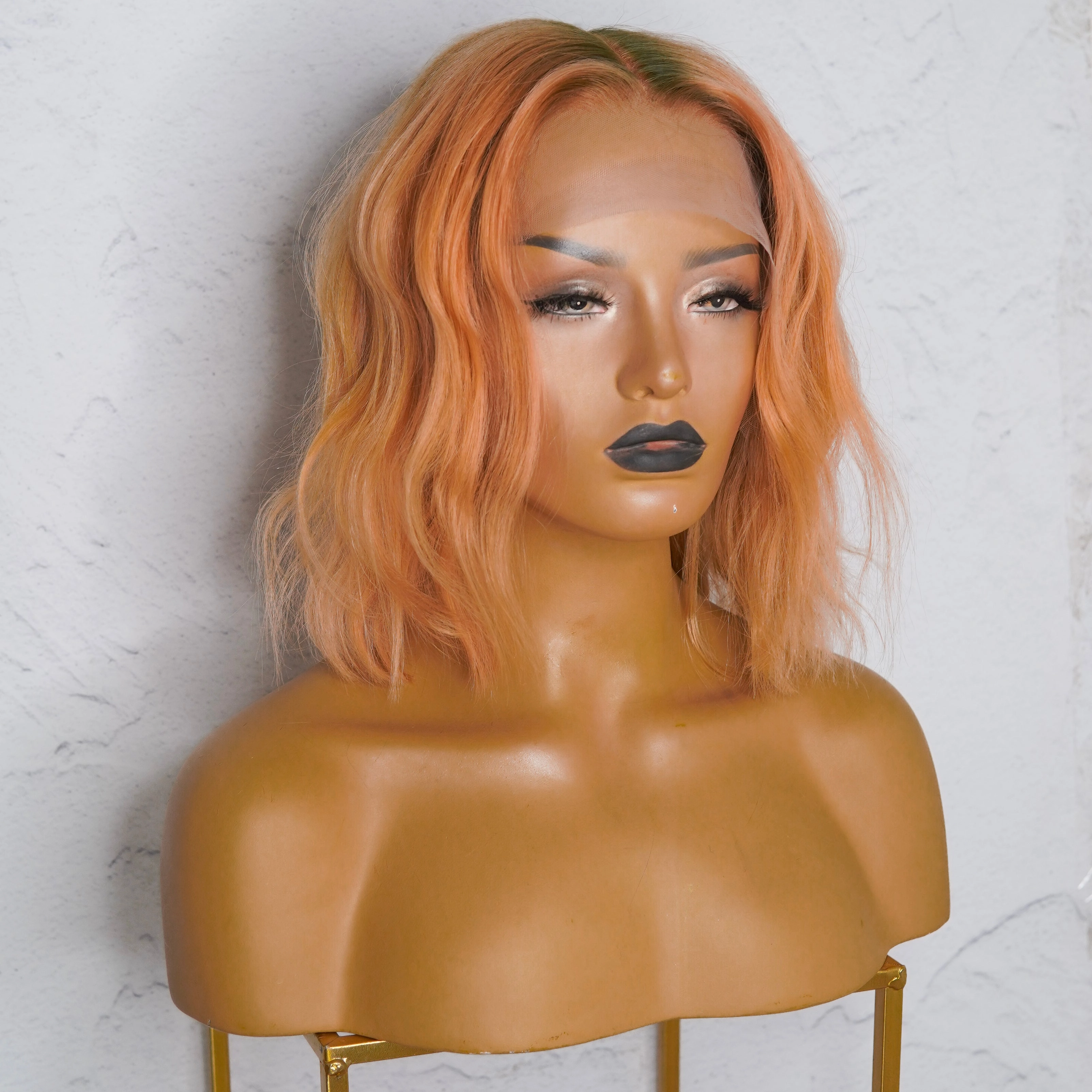 PEACHY Human Hair Lace Front Wig ** READY TO SHIP **
