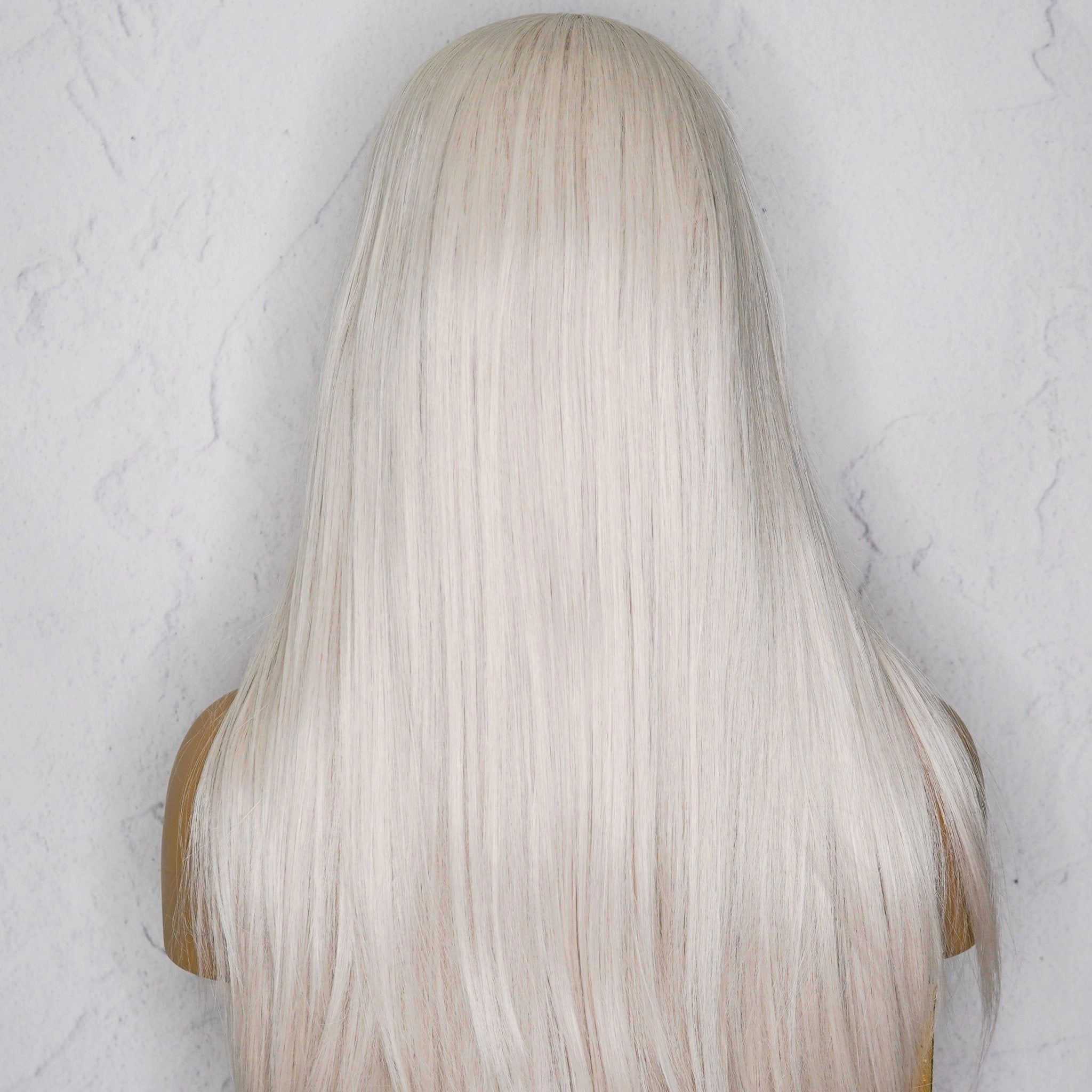 SLOAN Silver White Blonde Lace Front Wig