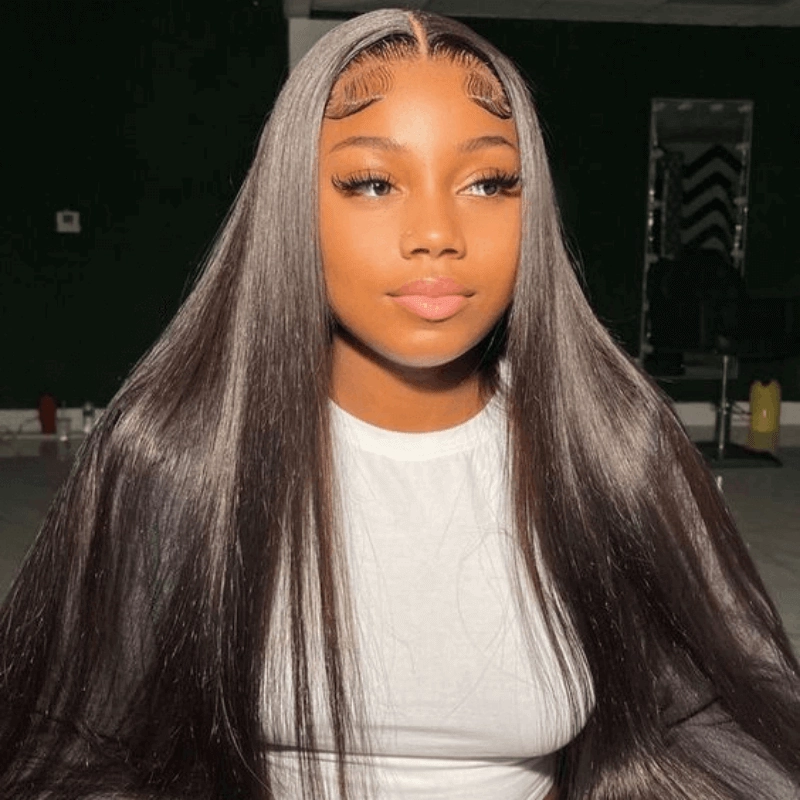 Tuneful 134 Full Frontal HD Lace Wigs Straight 5x5 HD Lace Closure Wigs Undetectable Lace