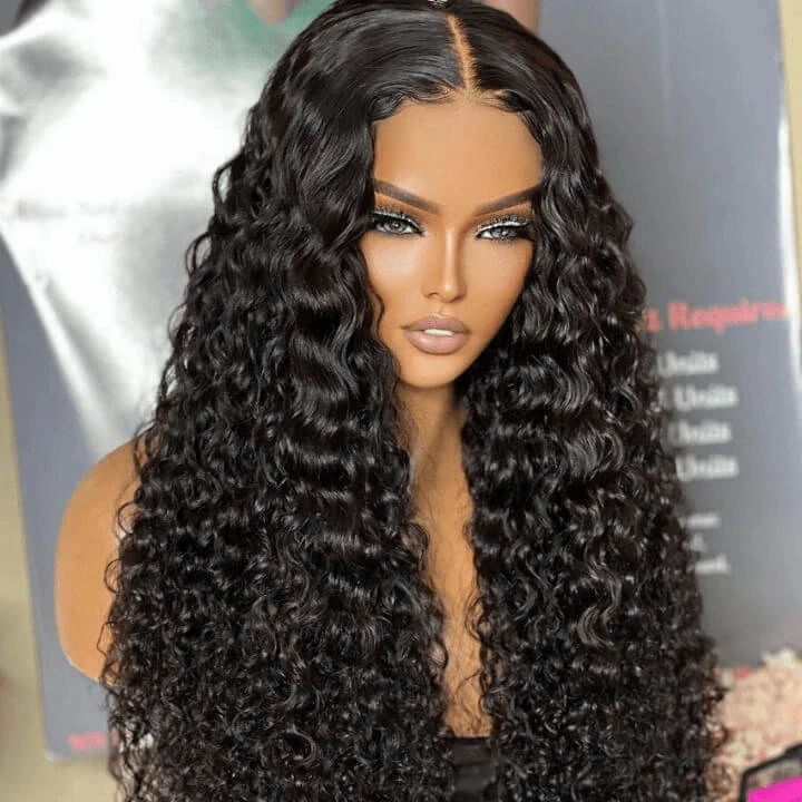 Tuneful 6x5 Pre-Styled Lace Ready To Wear Glueless Deep Wave Human Hair Wigs