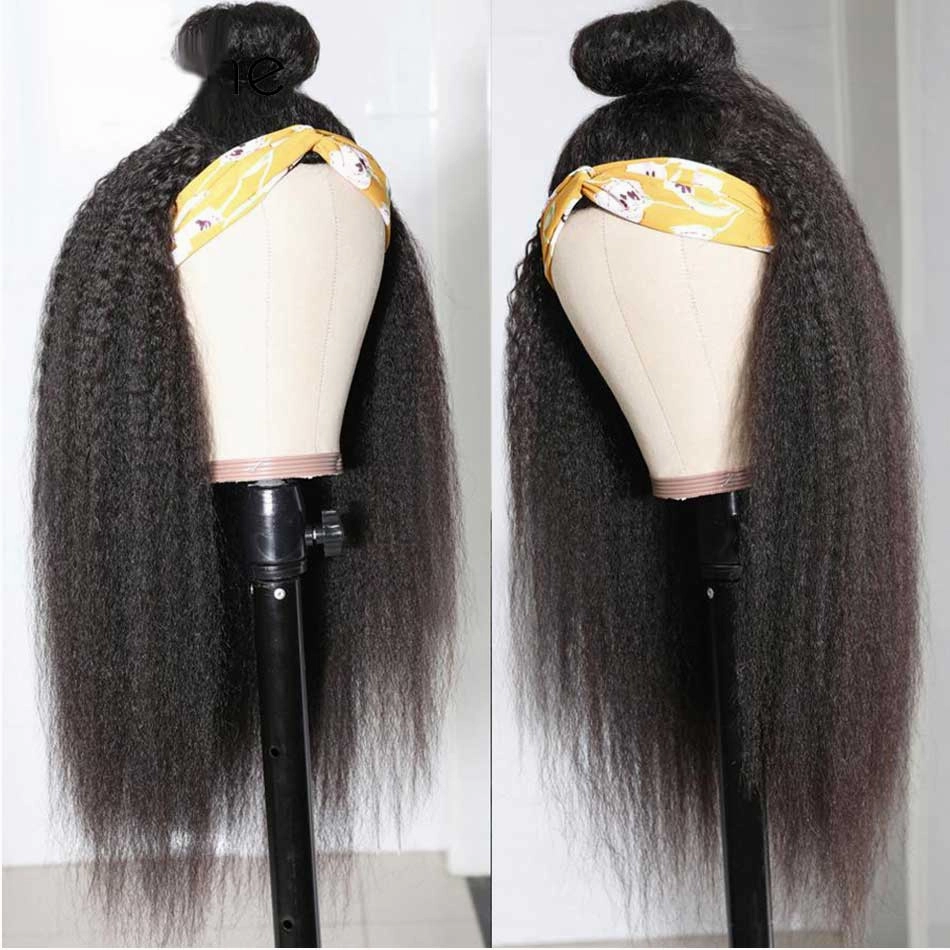 Tuneful Kinky straight Headband Wigs Human Hair Wigs For Women
